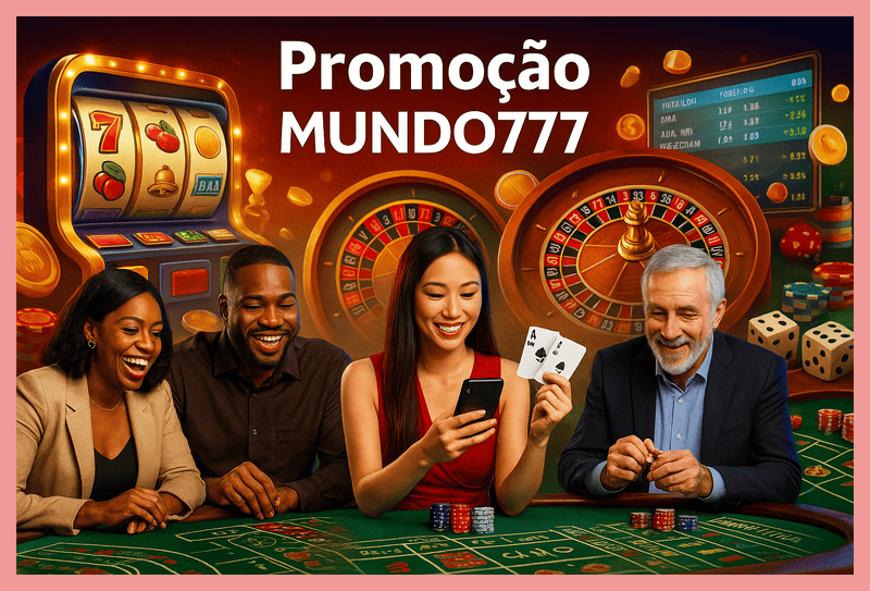 O bônus promocional MUNDO777 é uma ótima maneira de começar sua aventura