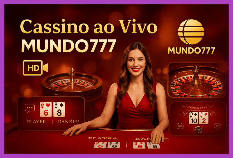 O MUNDO777 Live Casino lança promoções regularmente